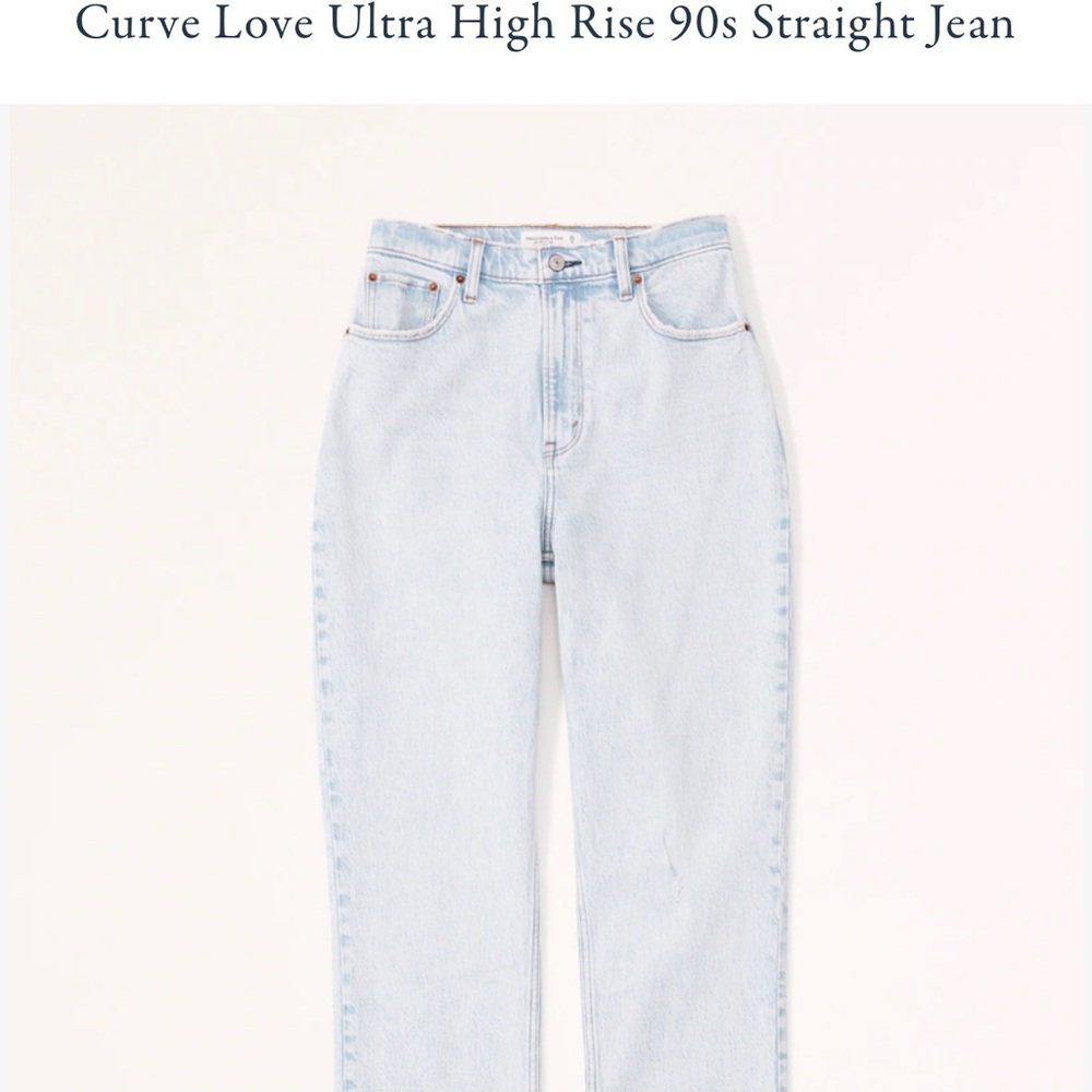 Curve love 90s Ultra High Rise Straight jeans